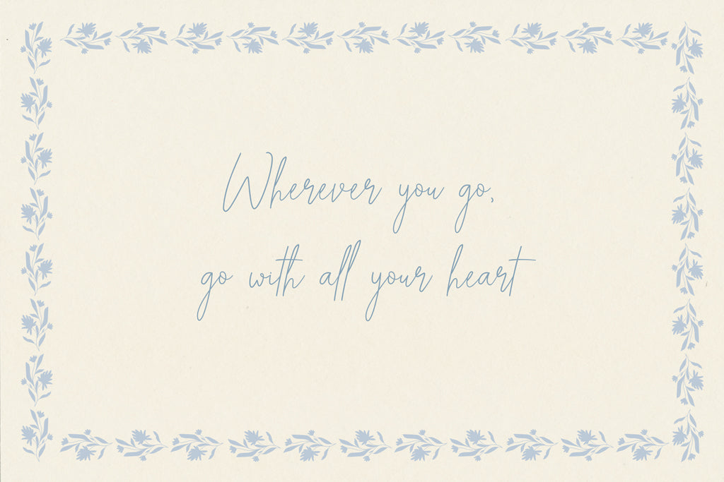 Reproduction of Gentle Typography I by Wild Apple Portfolio - Wall Decor Art