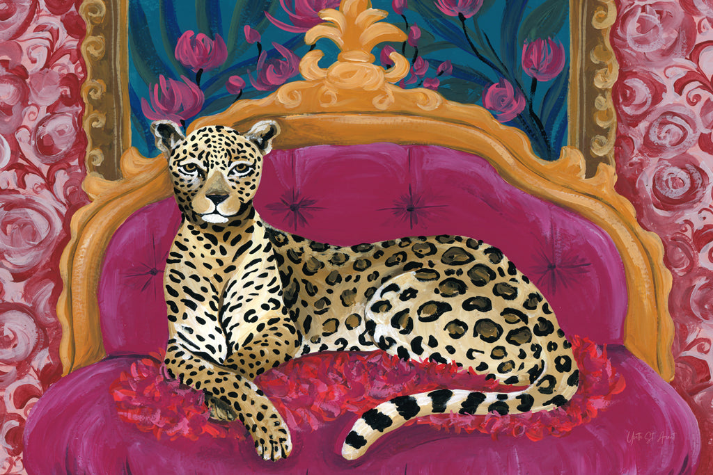 Reproduction of Cheeky Cheetah II by Yvette St. Amant - Wall Decor Art