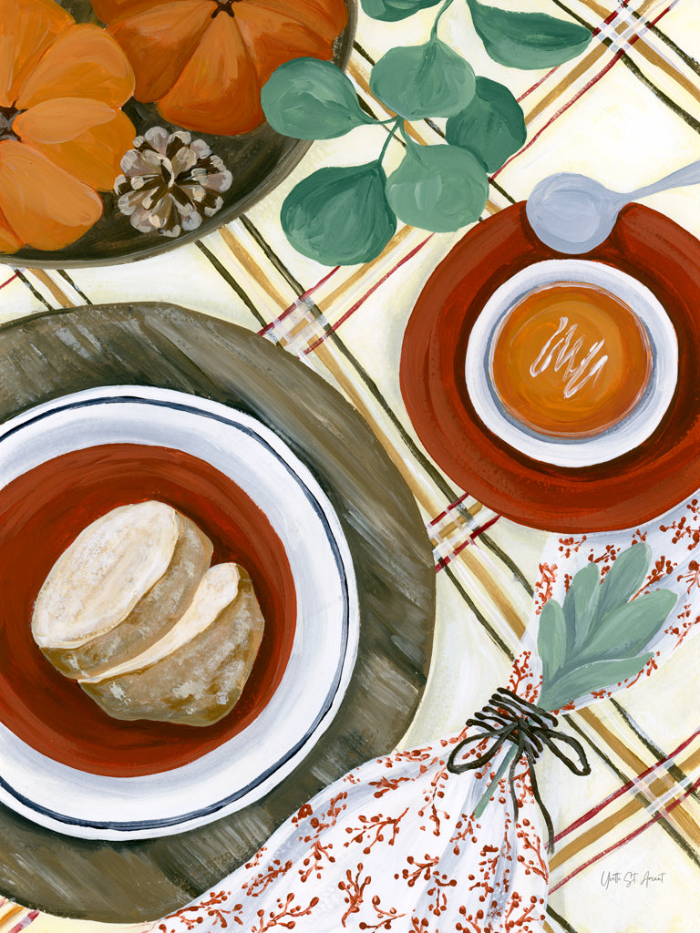 Reproduction of Fall Bisque by Yvette St. Amant - Wall Decor Art
