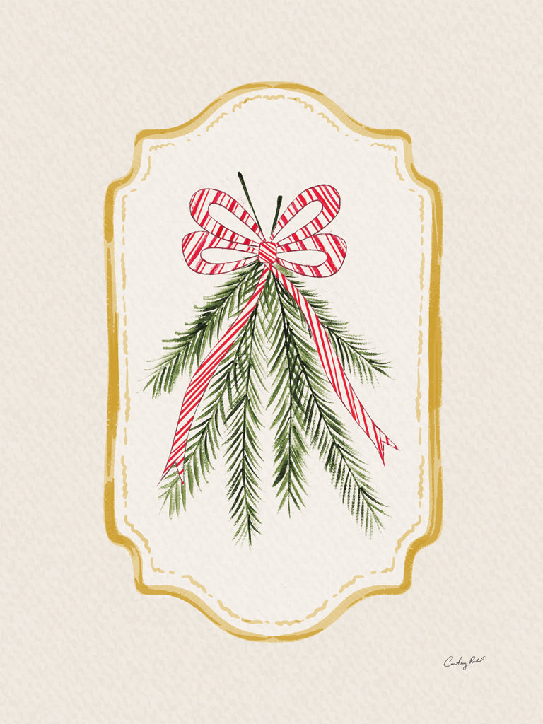 Reproduction of Christmas Sprig II by Courtney Prahl - Wall Decor Art