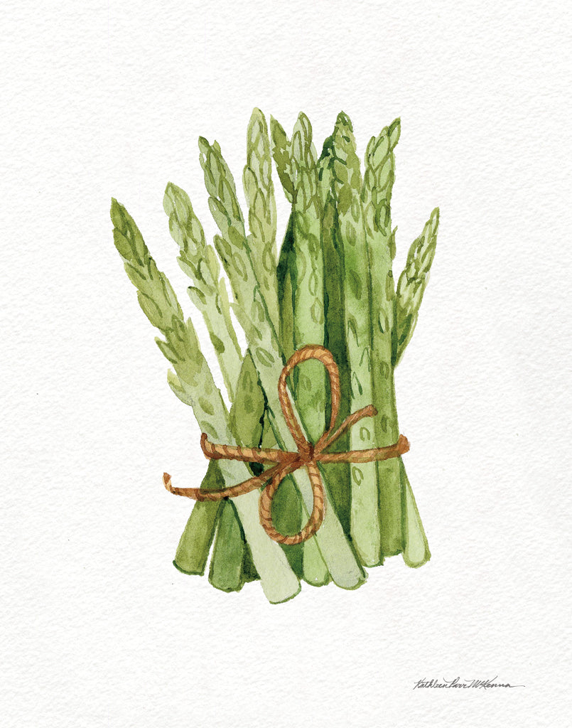 Reproduction of Life on the Farm Asparagus by Kathleen Parr McKenna - Wall Decor Art