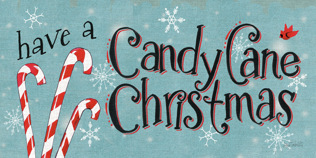 Reproduction of Sweet Snowmen Sign I Blue by Anne Tavoletti - Wall Decor Art