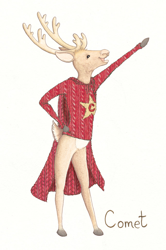 Reproduction of Reindeer V by Wild Apple Portfolio - Wall Decor Art