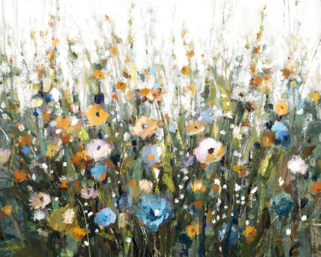 Reproduction of Blooming Row by Danhui Nai - Wall Decor Art
