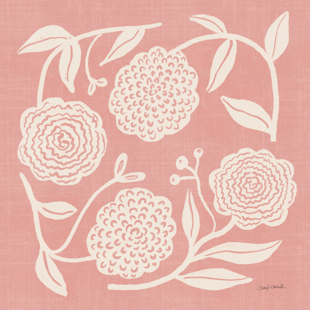 Reproduction of Bloom Toss I v2 by Cheryl Warrick - Wall Decor Art