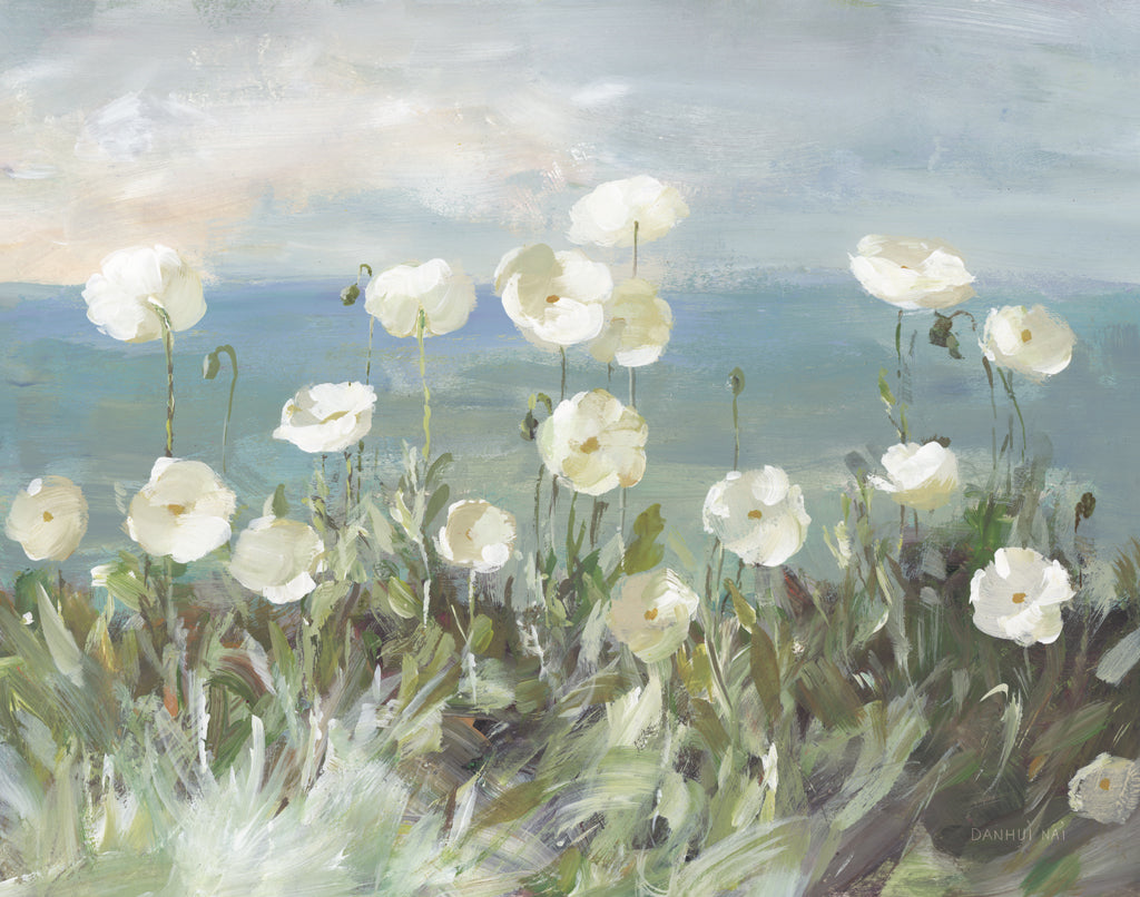Reproduction of Seaside Poppies by Danhui Nai - Wall Decor Art