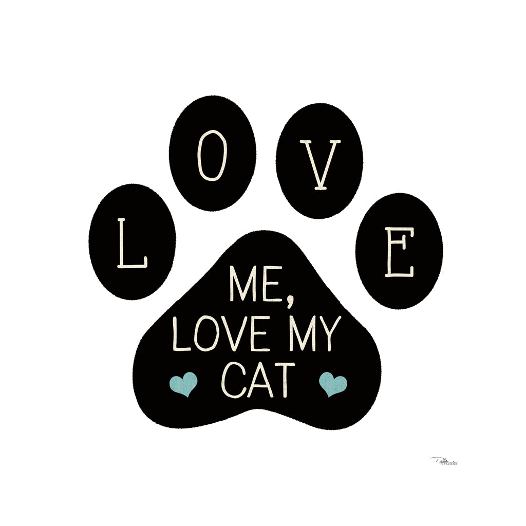 Reproduction of Cat Sayin Black I by Pela Studio - Wall Decor Art