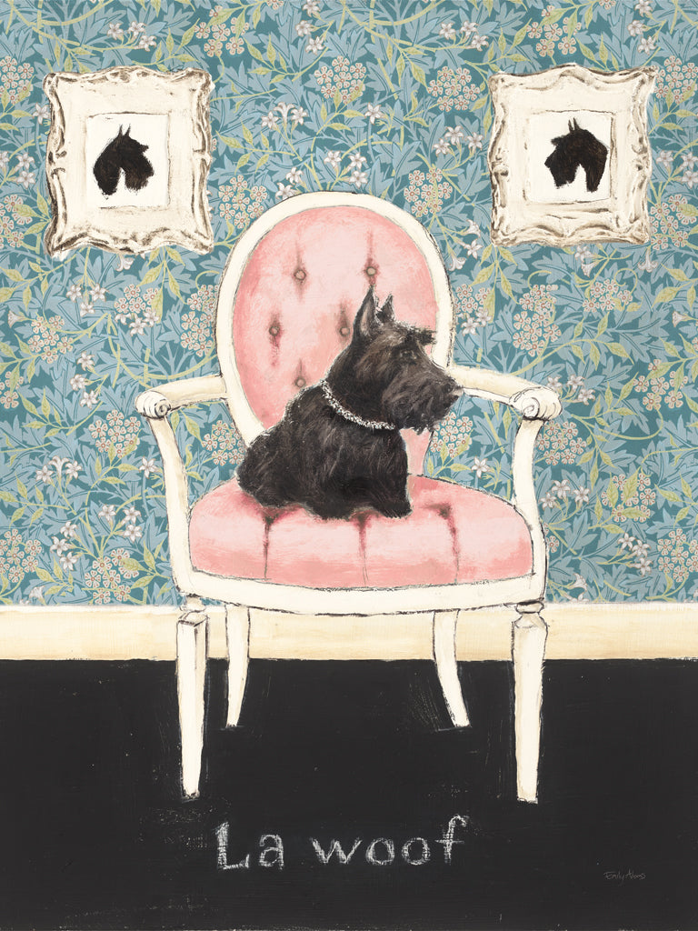 Reproduction of La Woof Wallpaper by Emily Adams - Wall Decor Art