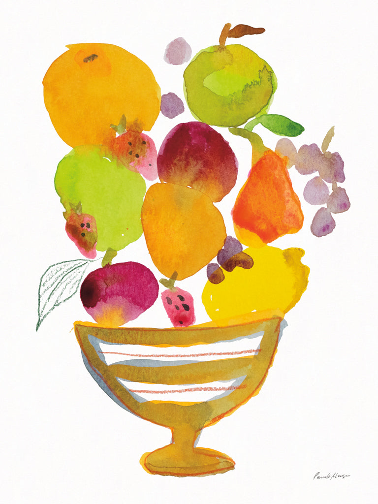 Reproduction of Funky Fruit Bowl II by Pamela Munger - Wall Decor Art