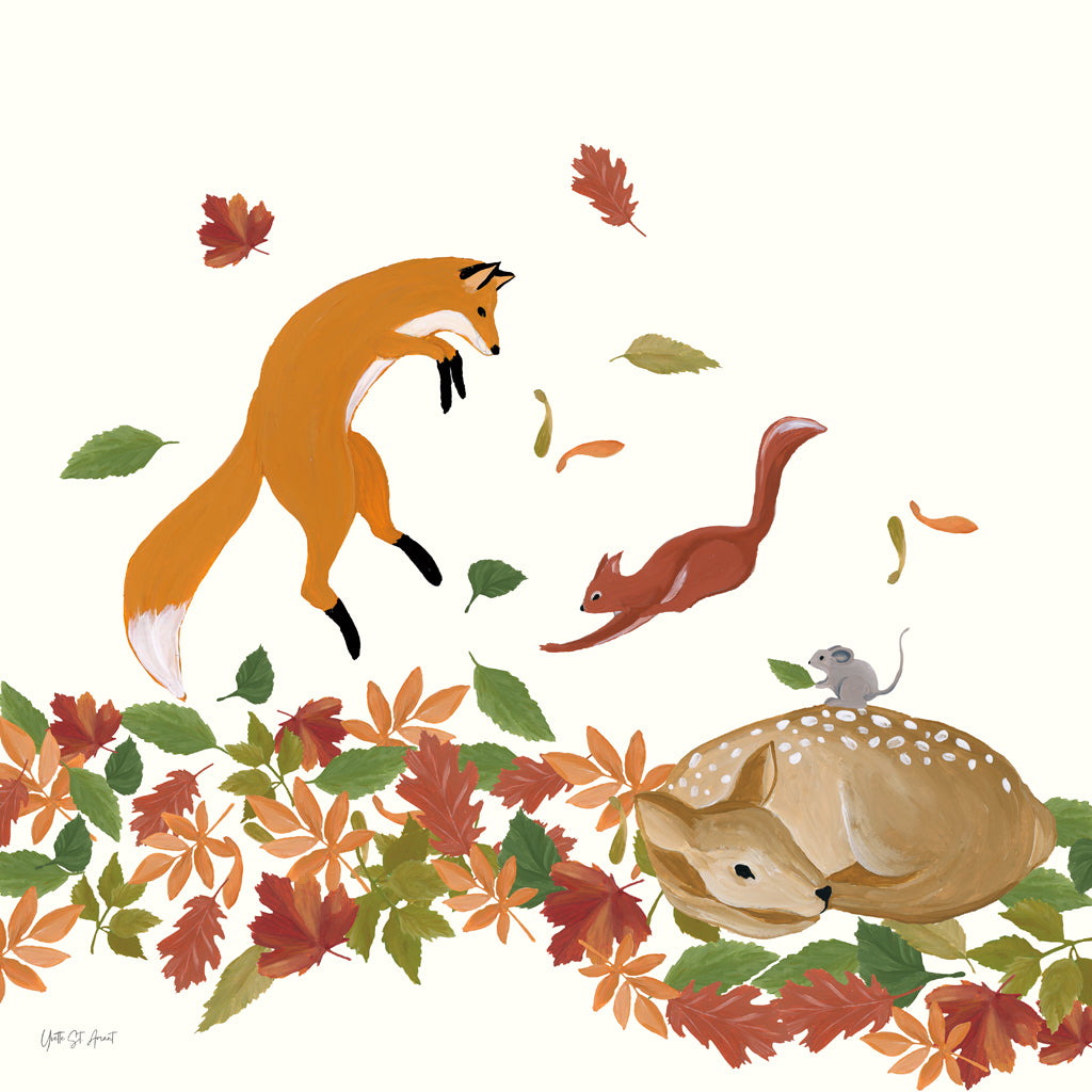 Reproduction of Autumn Frolic II by Yvette St. Amant - Wall Decor Art