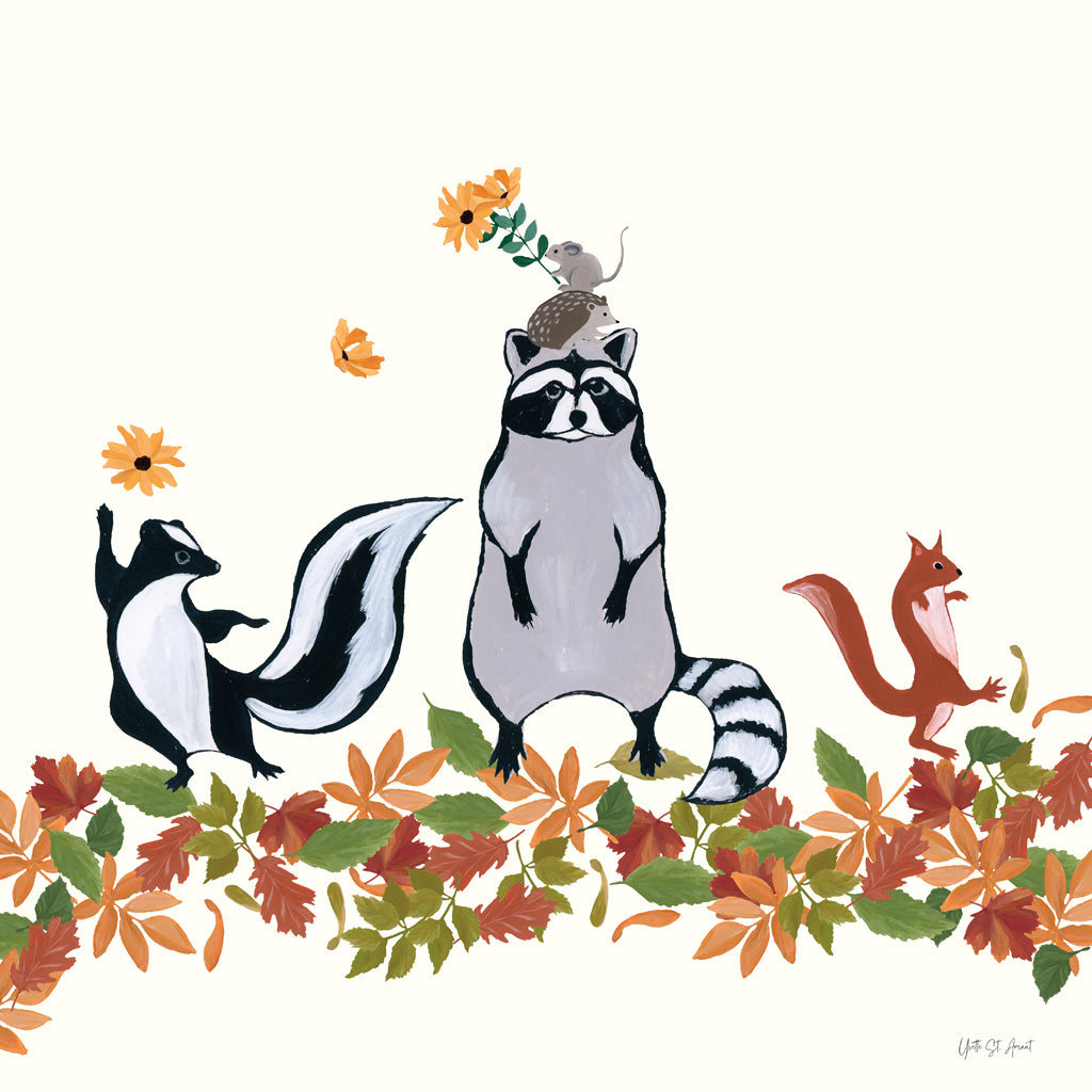 Reproduction of Autumn Frolic IV by Yvette St. Amant - Wall Decor Art
