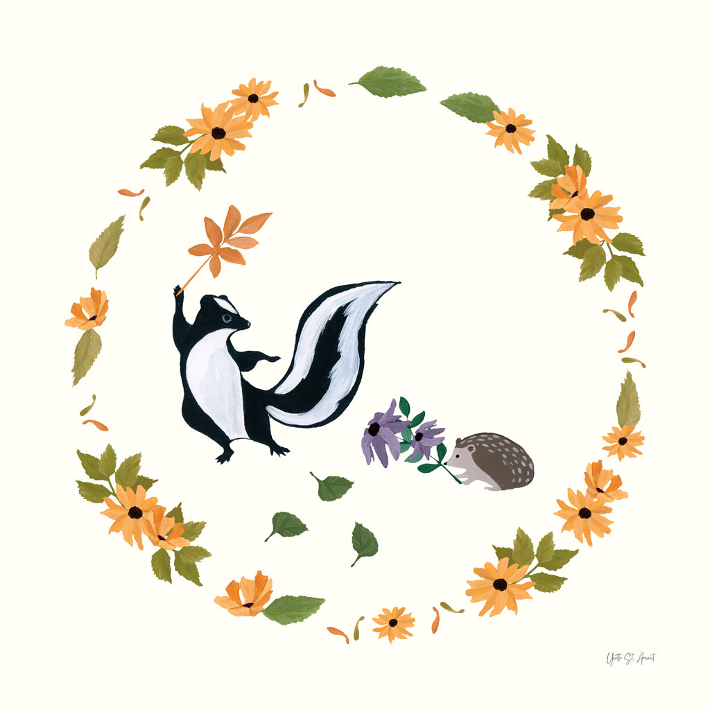 Reproduction of Autumn Frolic VIII by Yvette St. Amant - Wall Decor Art