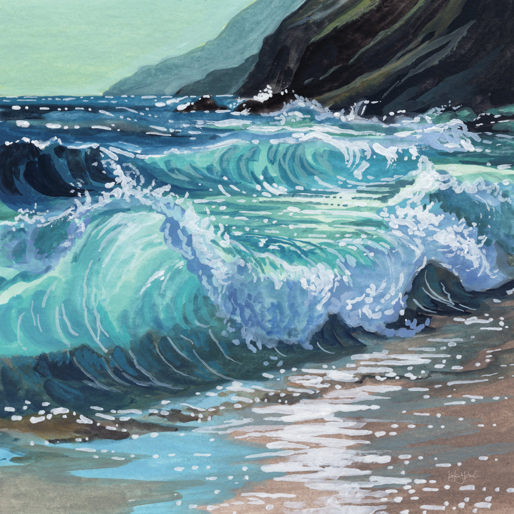Light Through Crashing Wave