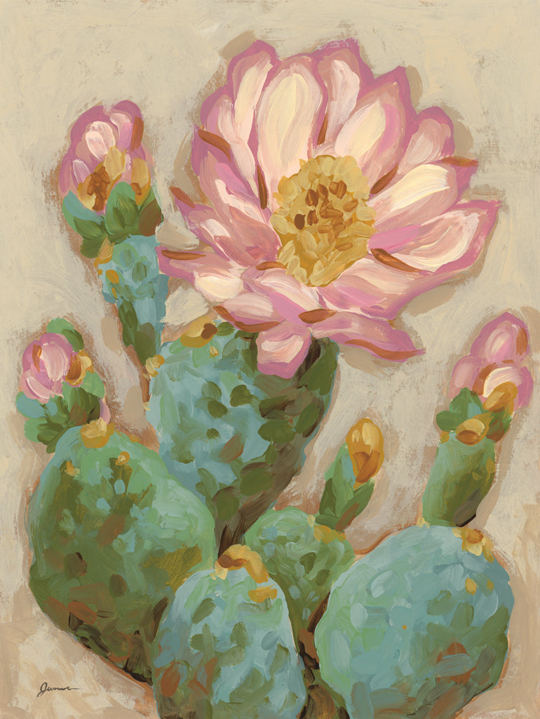 Reproduction of Desert Dusk Cactus I by June Erica Vess - Wall Decor Art
