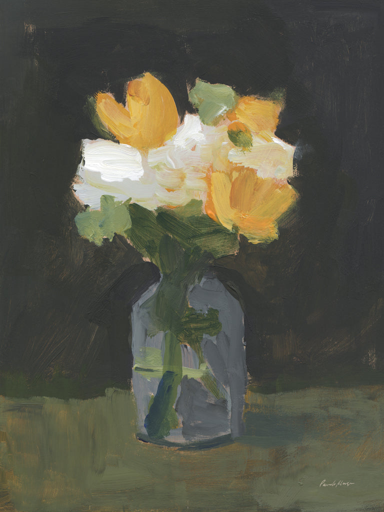 Reproduction of Yellow and White by Pamela Munger - Wall Decor Art