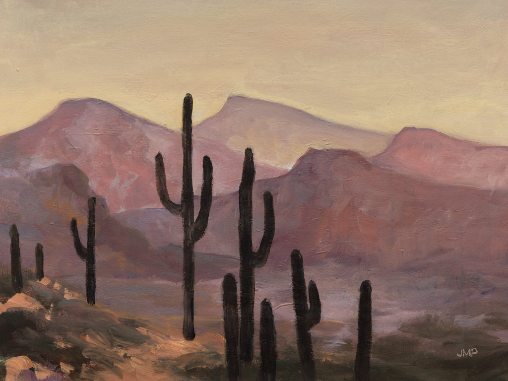 Reproduction of Twilight Cacti by Julia Purinton - Wall Decor Art