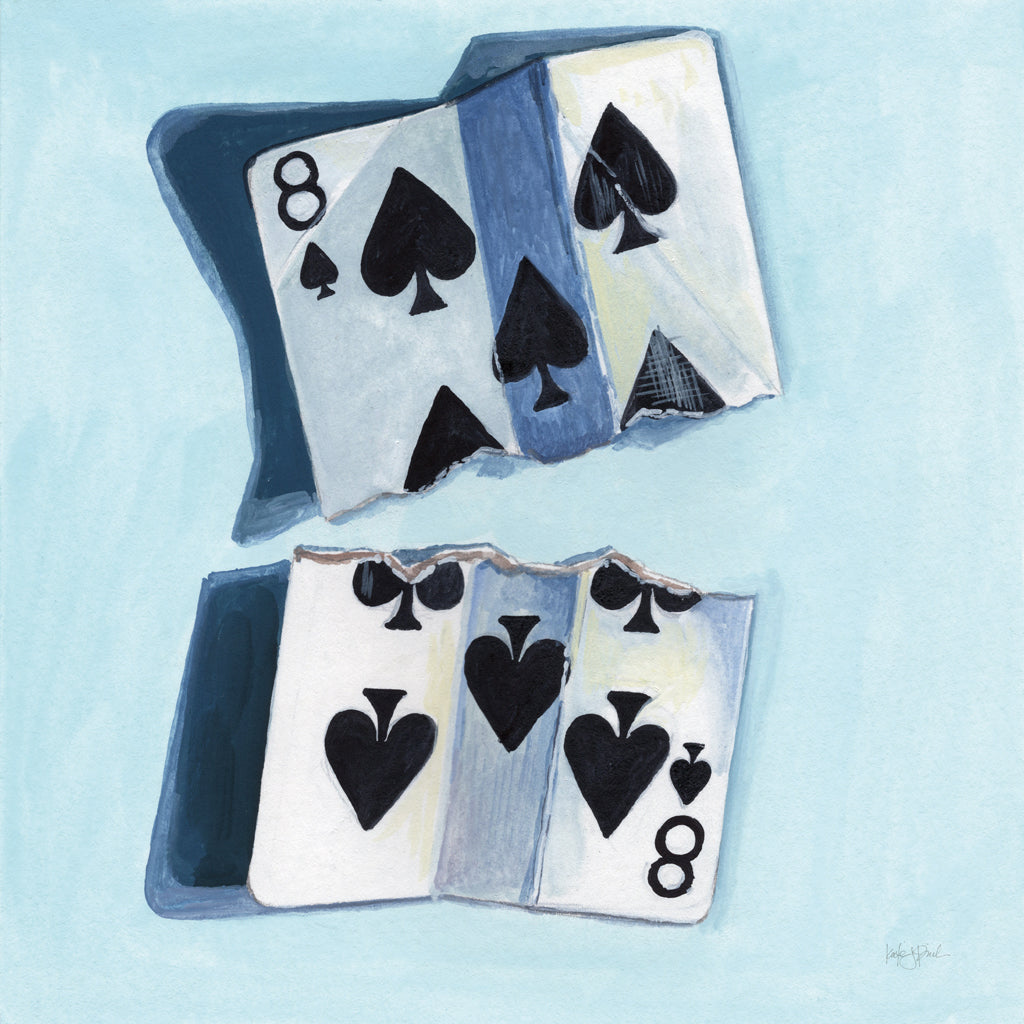 Reproduction of Eight of Spades by Kate Jarvik Birch - Wall Decor Art
