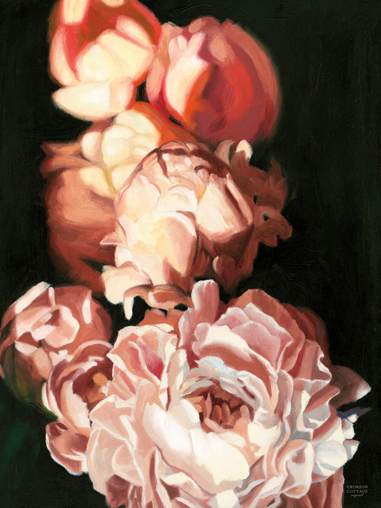 Reproduction of Peony Bouquet by Crimson Cottage - Wall Decor Art