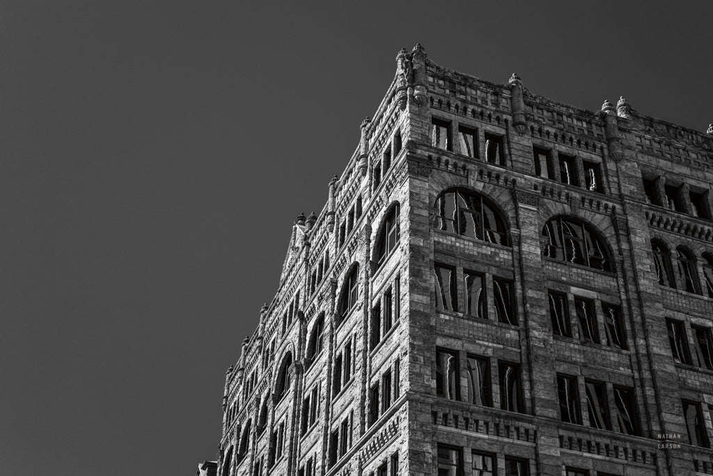 Reproduction of Kittredge Building by Nathan Larson - Wall Decor Art