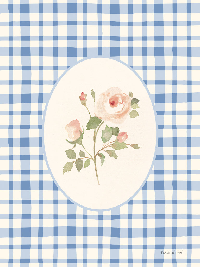 Reproduction of Gentle Cottagecore Rose I by Danhui Nai - Wall Decor Art