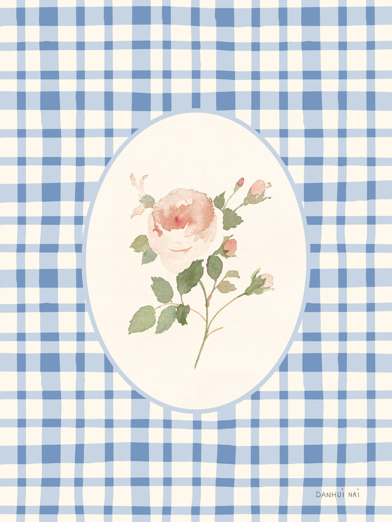 Reproduction of Gentle Cottagecore Rose II by Danhui Nai - Wall Decor Art