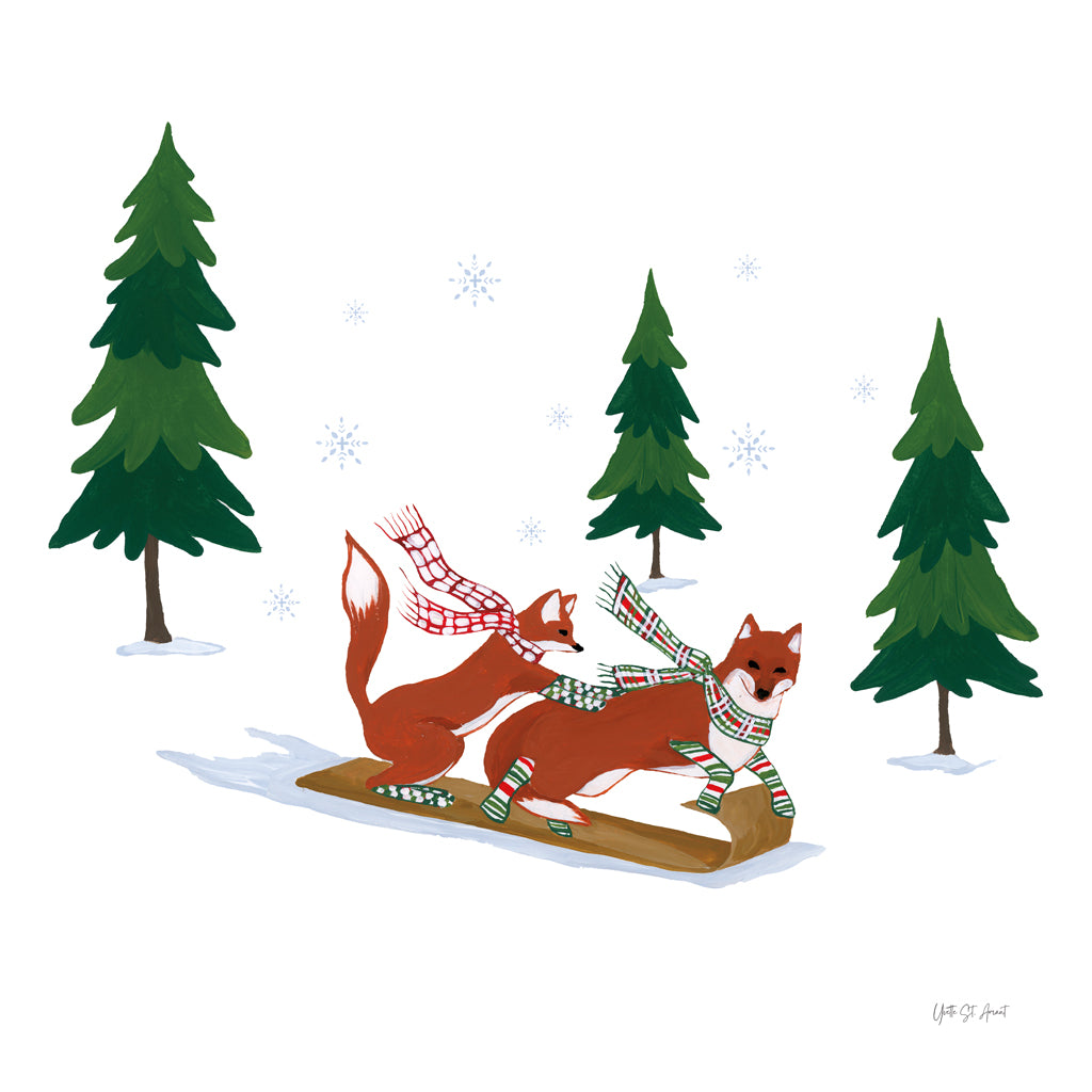 Reproduction of Winter Shenanigans II by Yvette St. Amant - Wall Decor Art