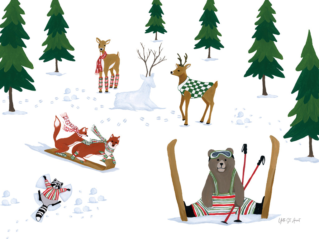 Reproduction of Winter Shenanigans V by Yvette St. Amant - Wall Decor Art