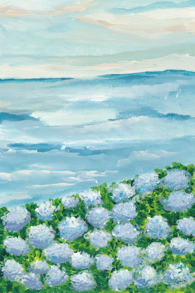 Reproduction of Where Sea Meets Bloom ll by Nikita Jariwala - Wall Decor Art