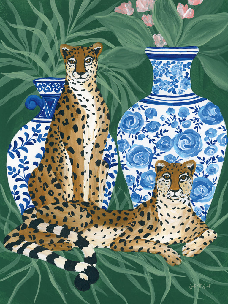 Reproduction of Cheetah Mates I by Yvette St. Amant - Wall Decor Art