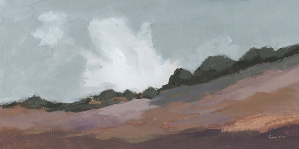 Reproduction of Dusty Rose Hillside by Pamela Munger - Wall Decor Art