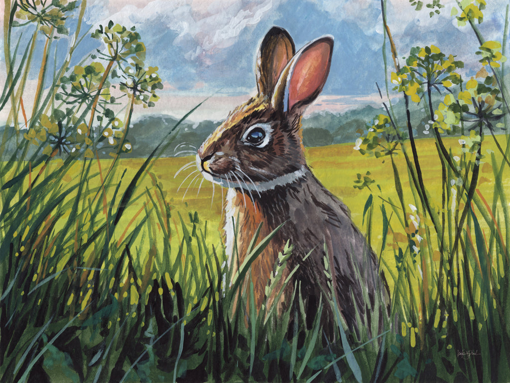 Reproduction of Springtime Field Study by Kate Jarvik Birch - Wall Decor Art