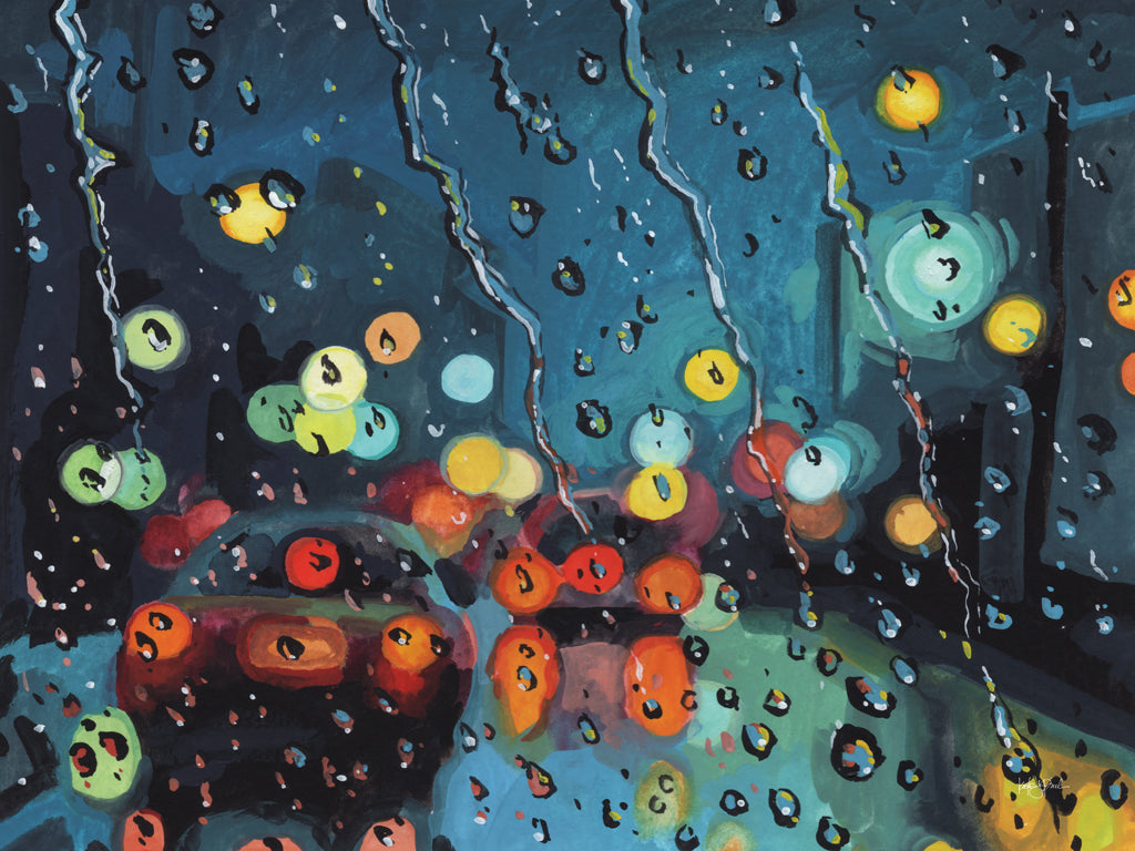 Reproduction of Disco Rain by Kate Jarvik Birch - Wall Decor Art