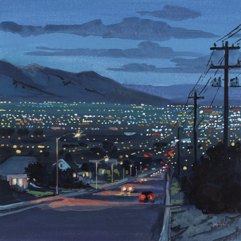 Reproduction of Where The Lights Begin by Kate Jarvik Birch - Wall Decor Art