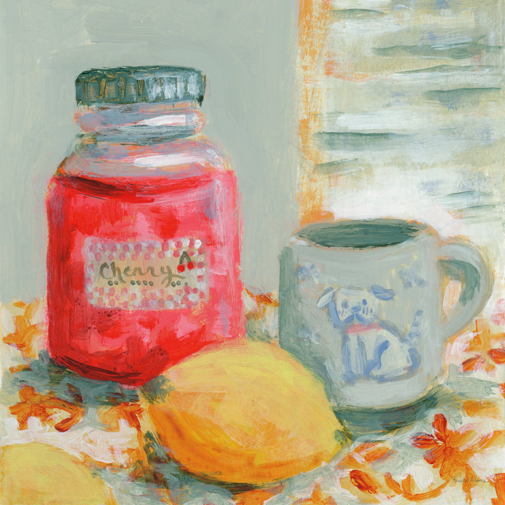 Reproduction of Tea Time Study by Krystal Adams - Wall Decor Art