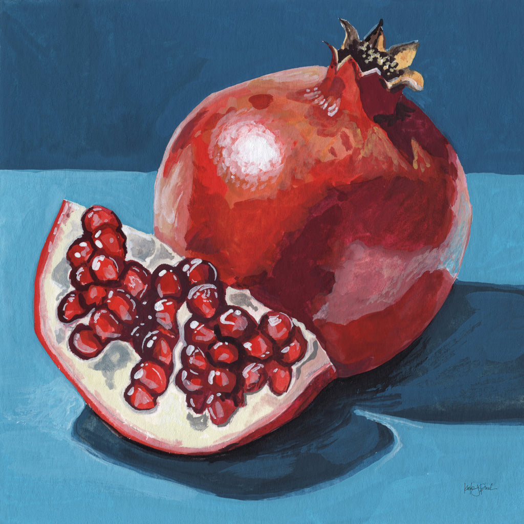 Reproduction of Pomegranate Glow by Kate Jarvik Birch - Wall Decor Art