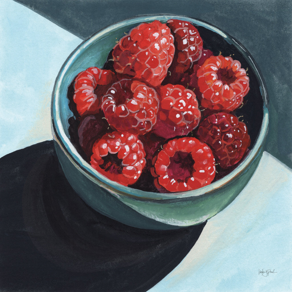 Reproduction of Crimson Glow Raspberry by Kate Jarvik Birch - Wall Decor Art