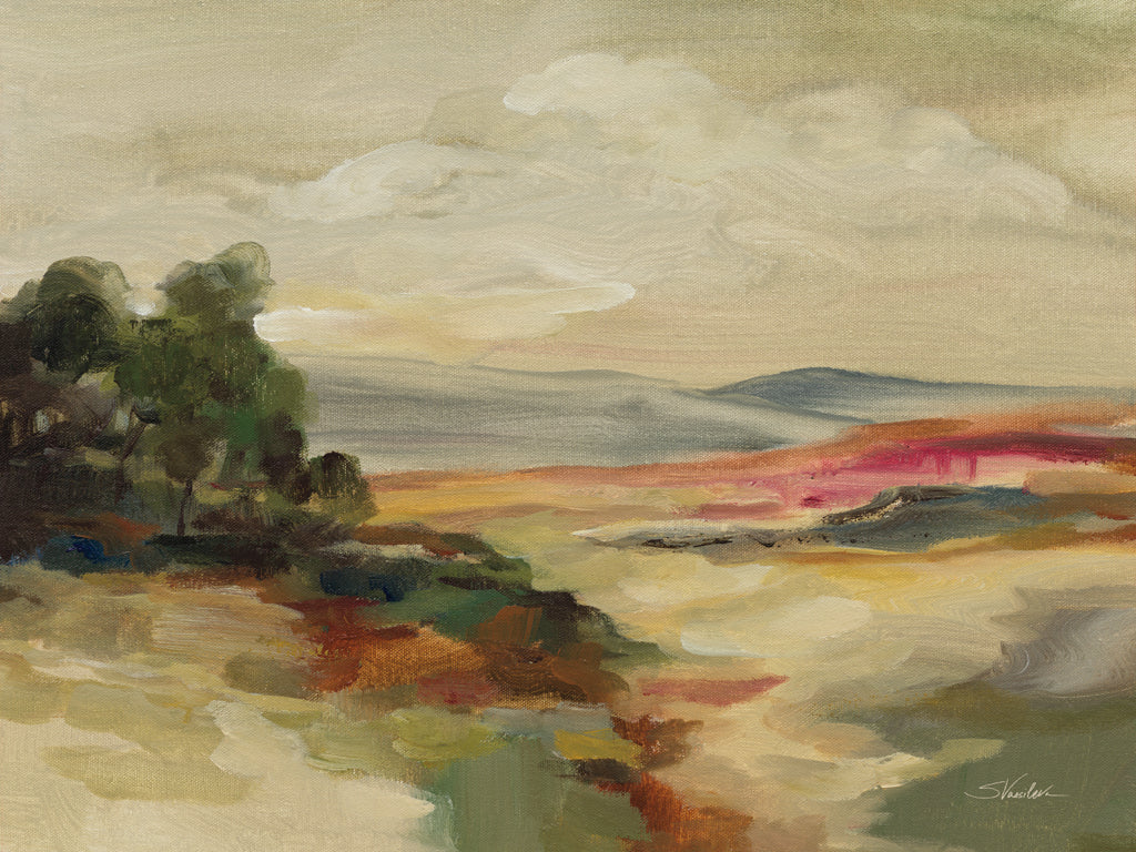 Reproduction of English Hillside by Silvia Vassileva - Wall Decor Art