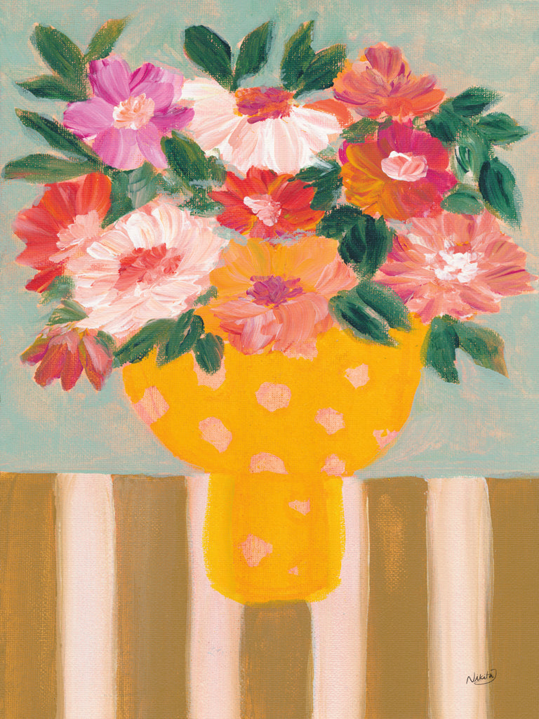 Reproduction of Petal In Pottery by Nikita Jariwala - Wall Decor Art