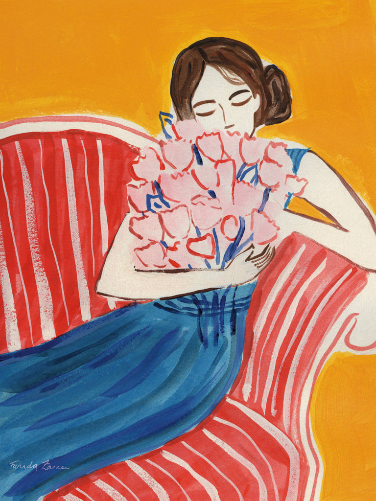 Reproduction of Mothers Day Bouquet by Farida Zaman - Wall Decor Art