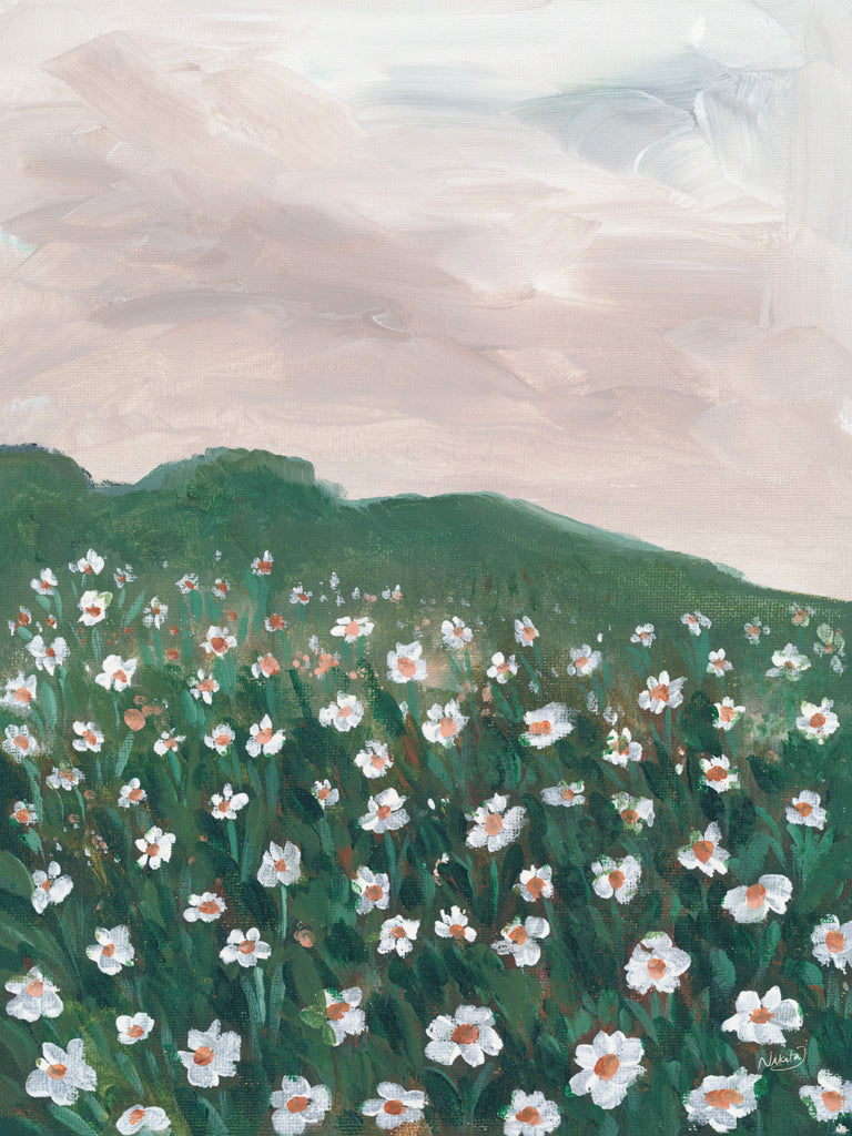 Reproduction of Grounded Flowers by Nikita Jariwala - Wall Decor Art