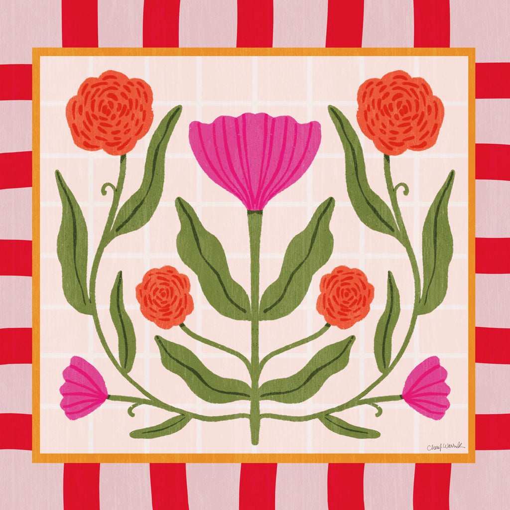 Reproduction of Bloom Bright I by Cheryl Warrick - Wall Decor Art