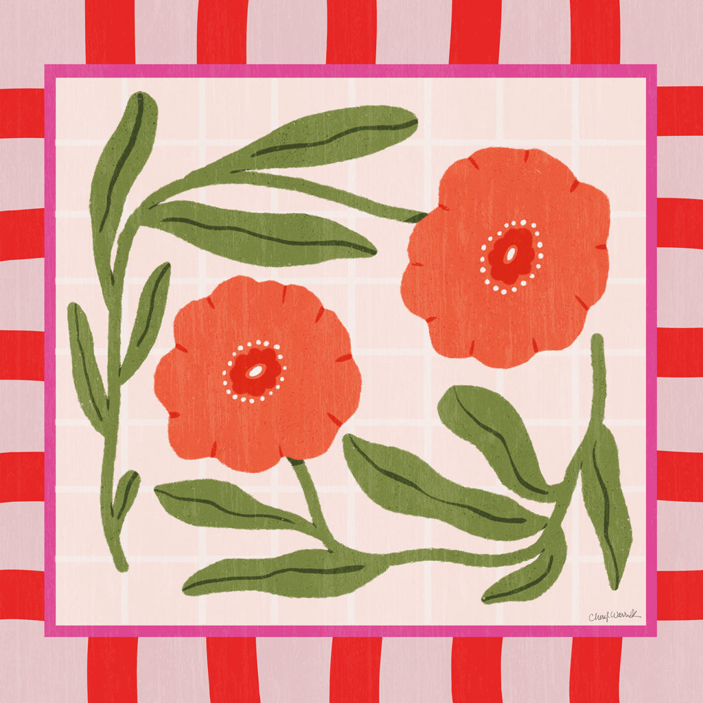 Reproduction of Bloom Bright III by Cheryl Warrick - Wall Decor Art