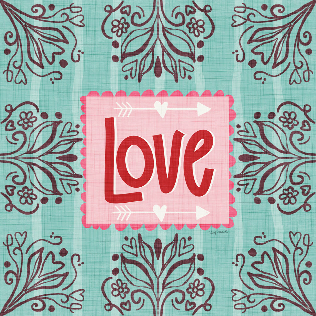 Reproduction of Heart to Heart Love by Cheryl Warrick - Wall Decor Art