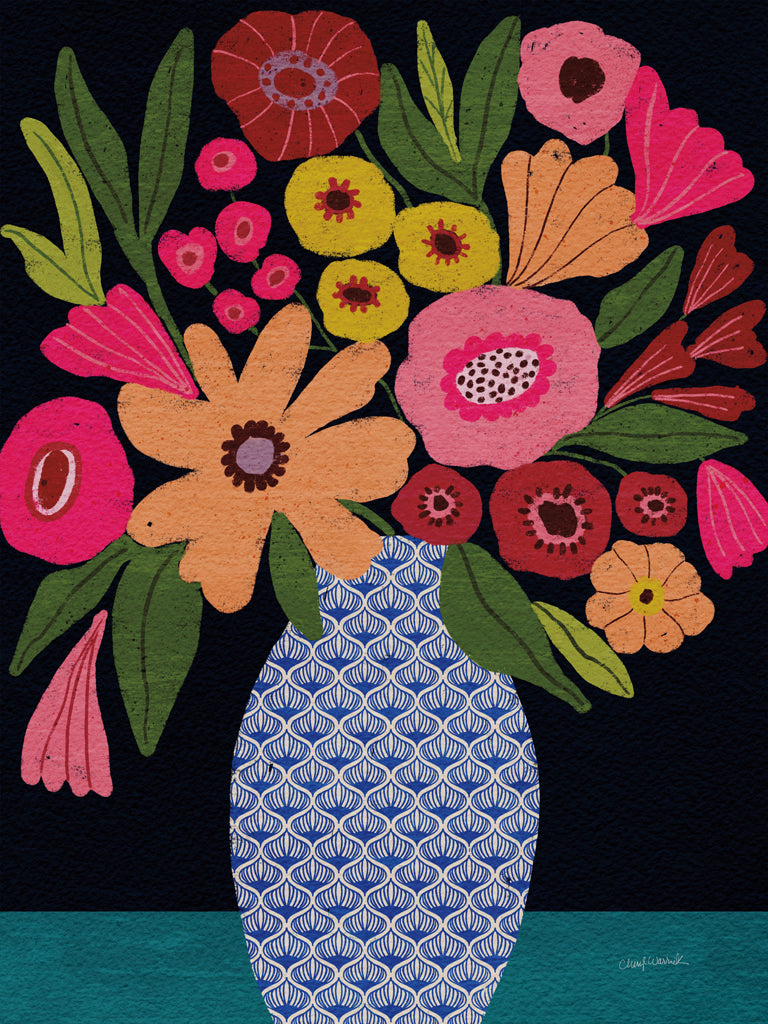 Reproduction of Bloom and Form III by Cheryl Warrick - Wall Decor Art