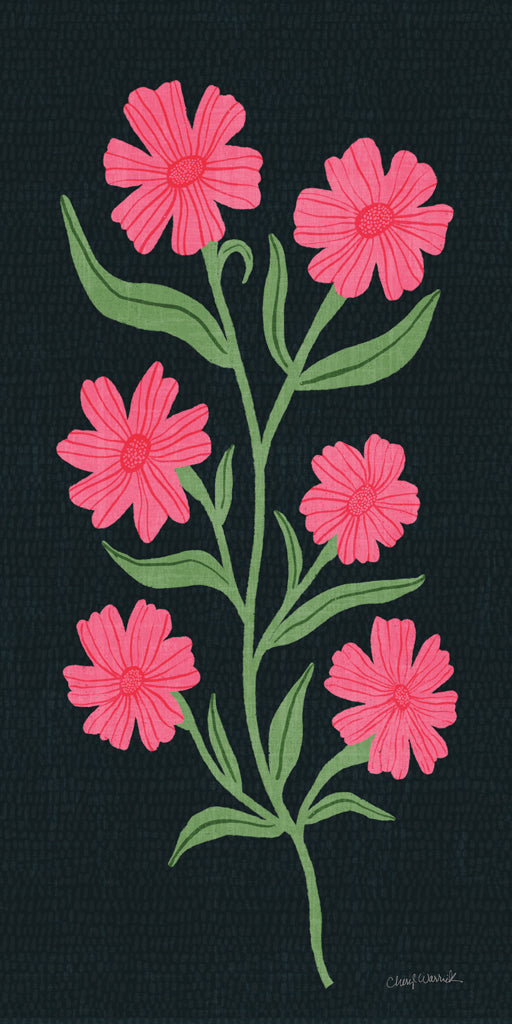 Reproduction of Petal and Stem I by Cheryl Warrick - Wall Decor Art