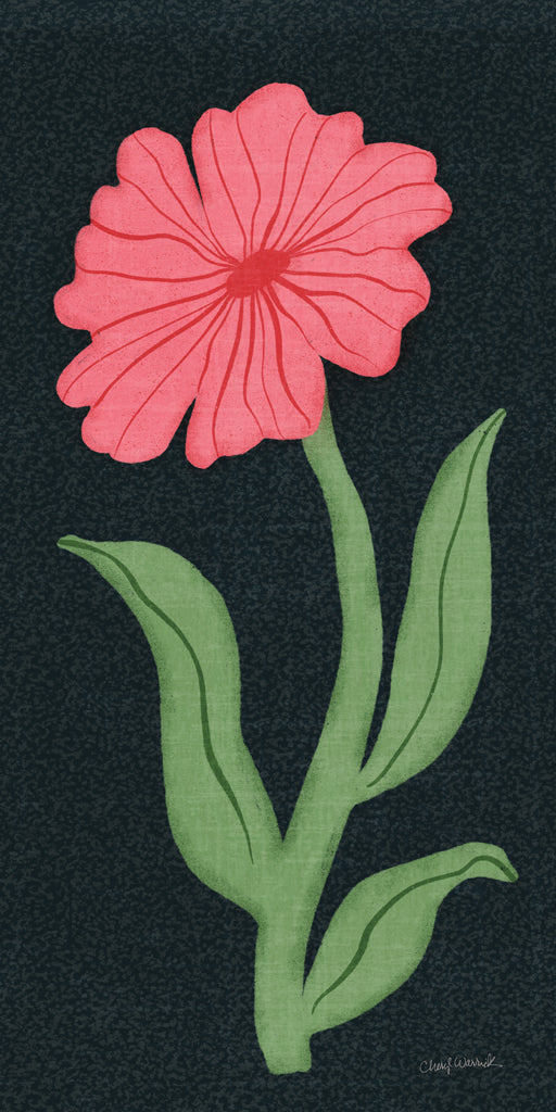 Reproduction of Petal and Stem IV by Cheryl Warrick - Wall Decor Art