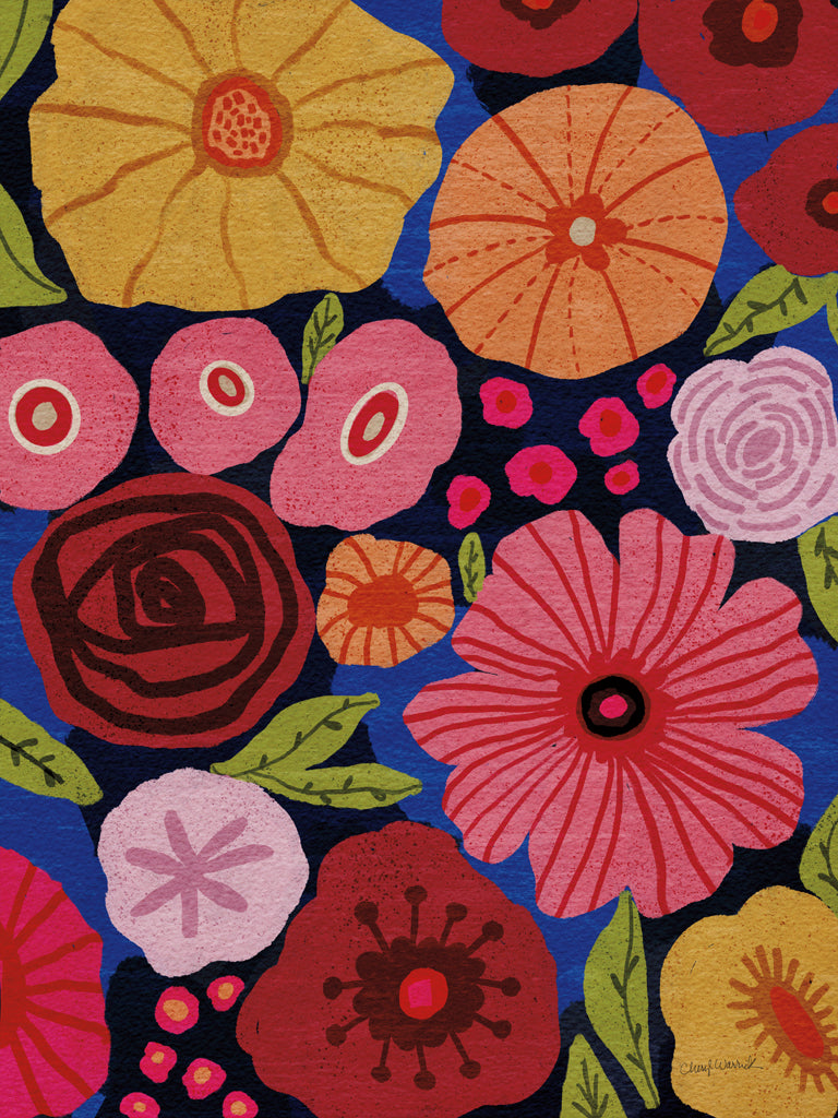 Reproduction of Modern Petals II by Cheryl Warrick - Wall Decor Art