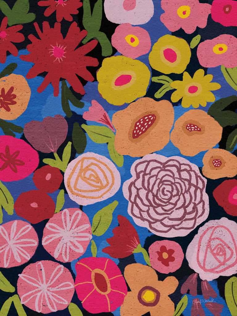Reproduction of Modern Petals III by Cheryl Warrick - Wall Decor Art