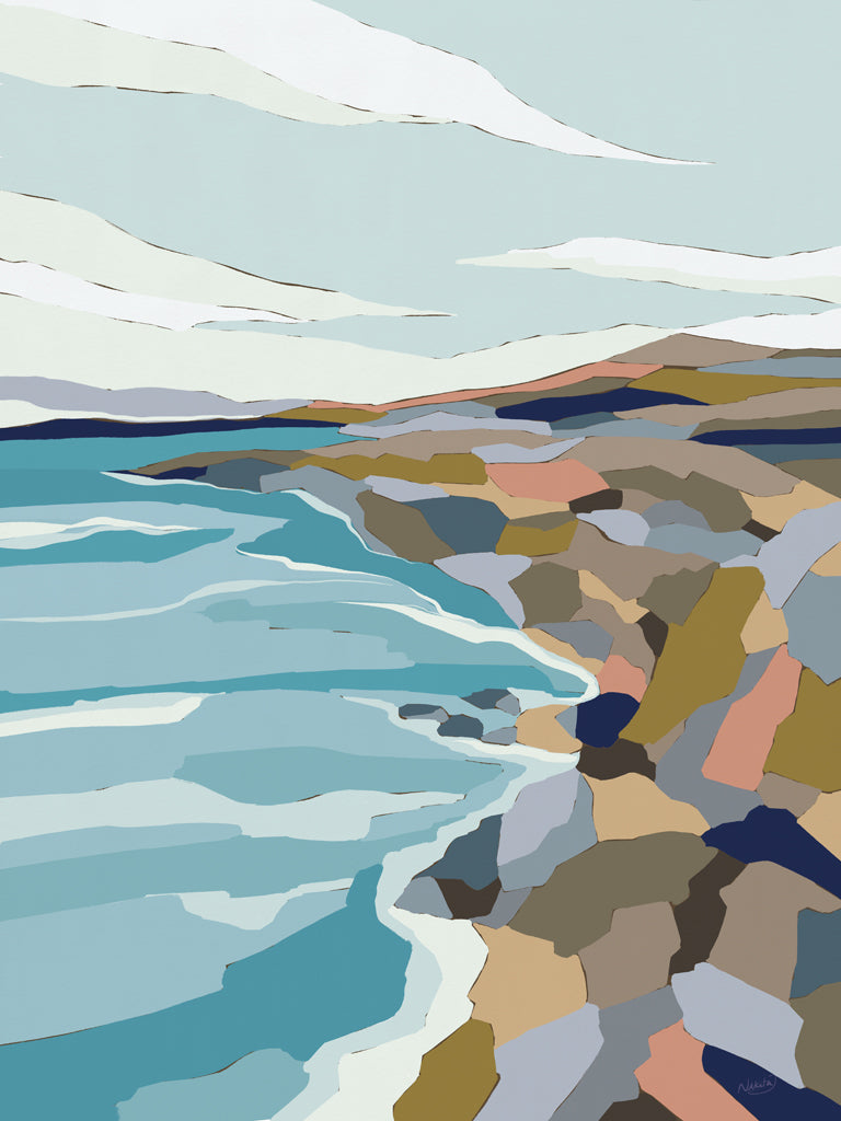 Reproduction of Shimmering Shore ll by Nikita Jariwala - Wall Decor Art