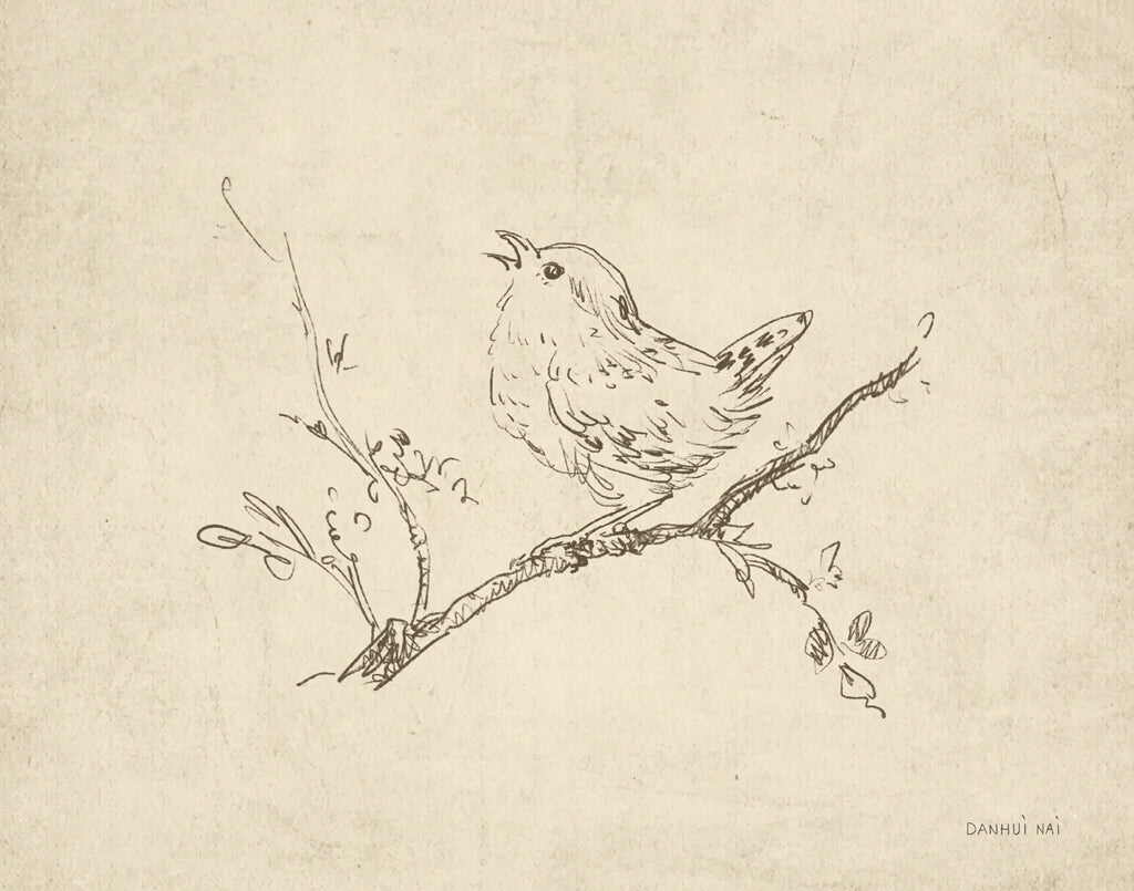 Reproduction of Woodland Songbird by Danhui Nai - Wall Decor Art